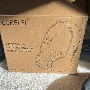 X6 Over-Ear Headphones - Black